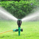 Arroseur de jardin, arroseur de pelouse arroseur rotatif à 360 ° pour arrosage de grande surface de 4 ... Arroseur de jardin, arroseur de pelouse arroseur rotatif à 360 ° pour arrosage de grande surface de 4 ...
