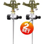 Arroseur sprinkler irrigation arrosage arroseur avec piquet arrosage jusqu'� 24 m - 360 � arrosoir avec ...