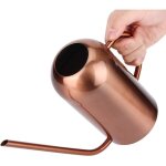 Arrosoir de jardin 1, 5 l - arrosoir � long bec en acier inoxydable pour arrosoir de jardin, rouge cuivr� ...
