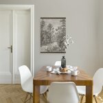 Kakemono affiche jungle 60 x 80cm s�pia