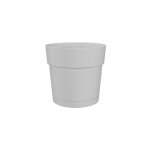 Artevasi - pot a fleurs et plantes rond capri large - plastique - rservoir d'eau - diametre 50 cm - ...