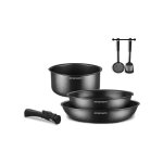 Arthur martin - batterie de cuisine - tous feux dont induction am9582 - aluminium - anti - adhsif - ...