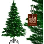 Sapin de no�l artificiel arbre de no�l avec support 140cm - 240cm d�coration f�tes standard 150 cm
