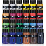Artina - peinture acrylique de qualit - lot de 24 flacons de 500ml