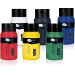 Lot de peinture acrylique artina 6 x 500ml