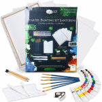 Set santorin de 30 pièces avec toile, 12 couleurs acryliques - artina Set santorin de 30 pièces avec toile, 12 couleurs acryliques - artina