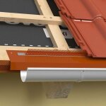 Grille stop piafs - peigne pare - oiseaux en rouleau 60mm x 5ml rouge brique