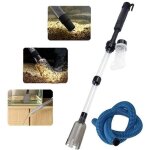 Aspirateur aquarium electrique, 3en1 kit de siphon d'aquarium, pompe � siphon � vide, changeur d'eau ...