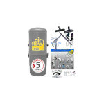 Aspirateur central airflow 1600 garantie 5 ans (jusqu' 300 m) + trousse inter 9 ml + 8 accessoires ...