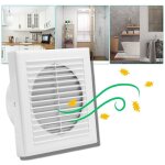Aspirateur extracteur d'air 25w ventilateur mural de fume limine les odeurs de cuisine 13a - 15