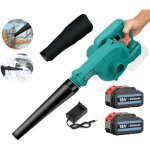 Aspirateur � poussi�re et souffleur �lectrique sans fil 2 en 1, avec 2 batteries de 3 000 mah et chargeur ...