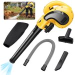 Aspirateur souffleur de feuilles sdlogal souffleur �lectrique 1200w, 103km / h max, 6 niveaux de r�glage ...