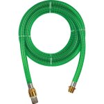 Aspirtech 4 m - tuyau pour aspiration de l'eau, pour le raccordement aux pompes, avec des raccords en ...