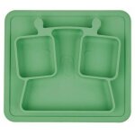Assiette a compartiments antiderapante, 4m + - badabulle