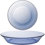 Assiette creuse duralex lys marine bleue 195 x 35 mm - lot de 6 Assiette creuse duralex lys marine bleue 195 x 35 mm - lot de 6