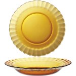 Assiette creuse duralex picardie ambre orange 230 x 35 mm - lot de 6