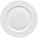 Assiette  dessert en porcelaine blanche golf diamtre 19 cm
