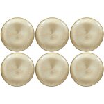 Assiette dorée en verre royal (lot de 6) assiette plate - 21 cm Assiette dorée en verre royal (lot de 6) assiette plate - 21 cm