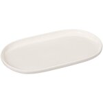 Assiette � g�teau en porcelaine nora, 30 x 18 cm