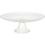 Assiette � g�teau, verre, � 28, 5 cm