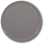 Hendi - assiette  pizza durable en porcelaine speciale, grise 330mm - lot de 6 pcs.