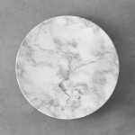 Assiette plate marmory blanche � 21 cm