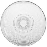 Assiette plate en verre joseph - 27cm