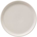 Assiette en porcelaine blanche nora,  21 cm
