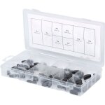 Kstools ? assortiment de clavettes � ressort 80 pi�ces ? acier pour fixation arbre ? coffret plastique ...