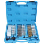 Asta - coffret jeu de 38 brosses de nettoyage injecteurs, bougies acier laiton nylon