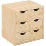 Astigarraga - mini - bloc 6 tiroirs bois 28x28x20cm bloc - 3x2