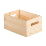 Caisse de rangement en bois 30x20x14cm astigarraga cbs302014