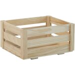 Caisse de rangement en pin massif home box petite
