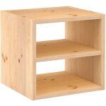 Astigarraga - cube de rangement en pin massif dinamic tablette intermdiaire