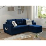Bestmobilier - astoria - canap d'angle rversible - convertible avec coffre - style contemporain - 4 ...