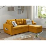 Bestmobilier - astoria - canap d'angle rversible - convertible avec coffre - style contemporain - 4 ...