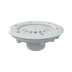 Buse de sortie de fond pour piscine, blanc