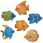 Magnets poissons exotiques - lot de 6 - astuceo