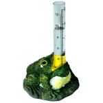 Pluviom�tre grenouille en r�sine - astuceo