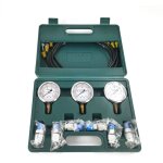 Asupermall - accessoires pour pelles hydrauliques bote de test de pression manomtre 6 connecteurs
