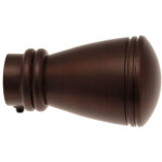 1 embout godet - nickel brun - diamtre 20