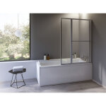 Atelier du bain - pare - baignoire relevable, pivotant, paroi de baignoire 2 volets, cran de baignoire ...