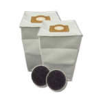 Lot de 2 sacs aldes universels d'une capacit de 30 litres + 2 filtres moteur, aldes 11070084