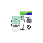 Aspirateur central type aldes, atepac purair ii (jusqu?� 180 m�) + set accessoires - garantie 5 ans