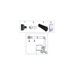 Kit de rejet d'air pour centrales d'aspiration aertecnica ts85, ts105, ts1 et ts2