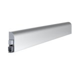 Athmer - plinthe porte ? thermique et acoustique - en applique ? recoupable - en aluminium - argent 1030mm ...
