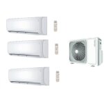Atlantic - climatisation tri split 6, 2 kw r�versible + une unit� int�rieure dojo 3600w + deux 2000w ...