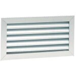 Atlantic - grille de reprise avec filtre int�gr�. montage mural. couleur blanche - gra - fl 600x200 - ...