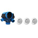 Atlantic - kit vmc sf hygrocosy hygror�glable 6 sanitaires avec 3 bouches - 412292