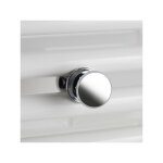 Atlantic - pat�re bouton chrome pour s�che - serviettes tubes ronds 850201